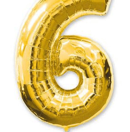 цифра 6 золото